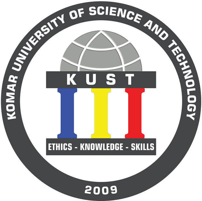 Komar University of Science and Technology Logo
